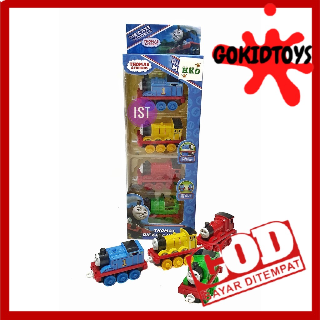 DIE CAST THOMAS AND FRIENDS BESI  ISI 4 PCS No.310. thomas friends