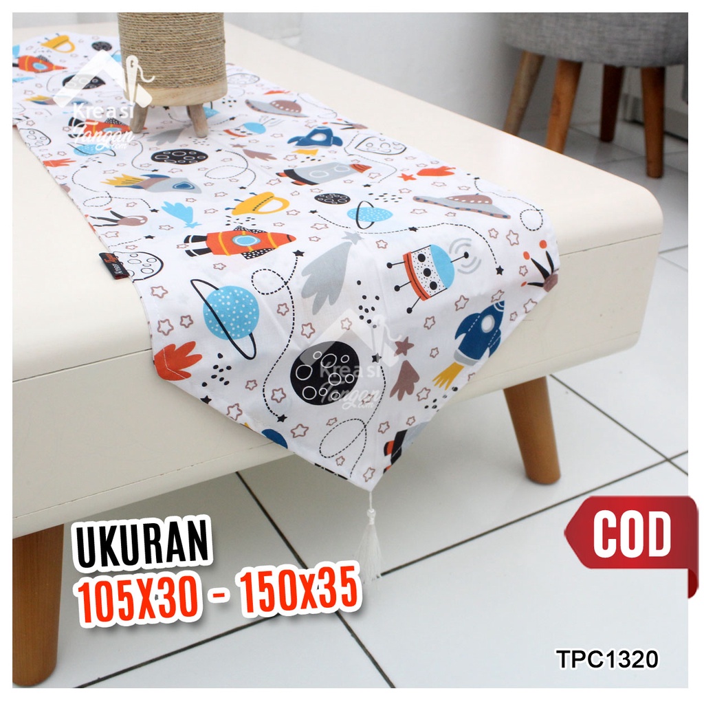 Taplak Meja / Table Runner Ukuran 105x30 - 150x35 TPC1322