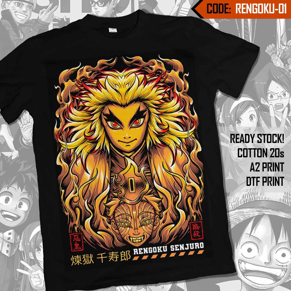 READY STOCK! KAOS KIMETSU NO YAIBA, Demon Slayer. Tanjiro, Zenitsu, Rengoku.