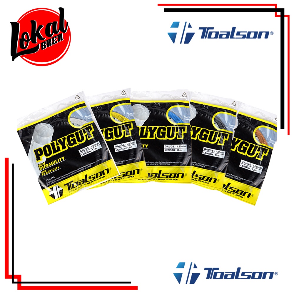 Senar Raket Tenis / Senar Tenis TOALSON POLYGUT