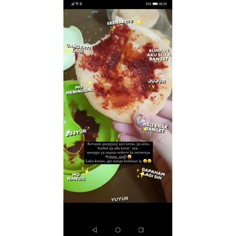 

Kerupuk Panggang Bangka