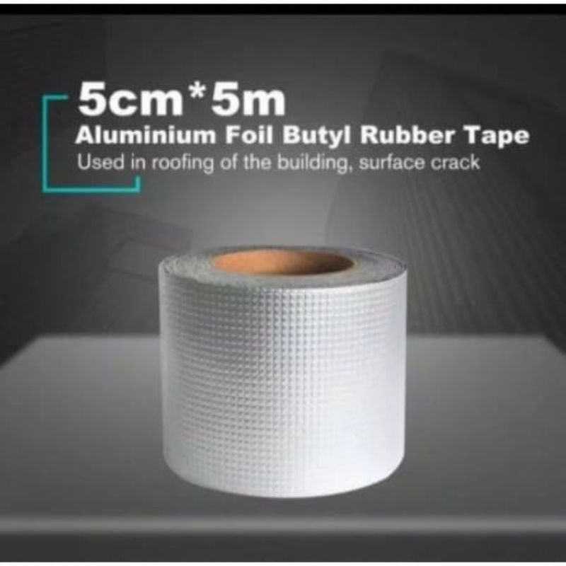 Lakban Aluminum Foil Tape Aluminum Foil Anti Bocor Api Serbaguna