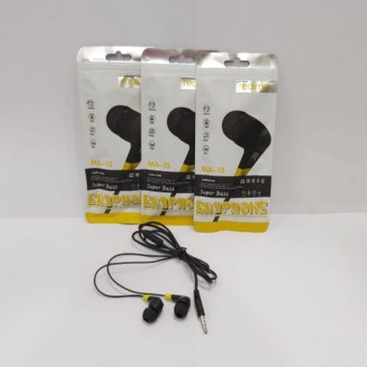 Headset Earphone Realme MA-13 Music Super Bass Stereo Earphone