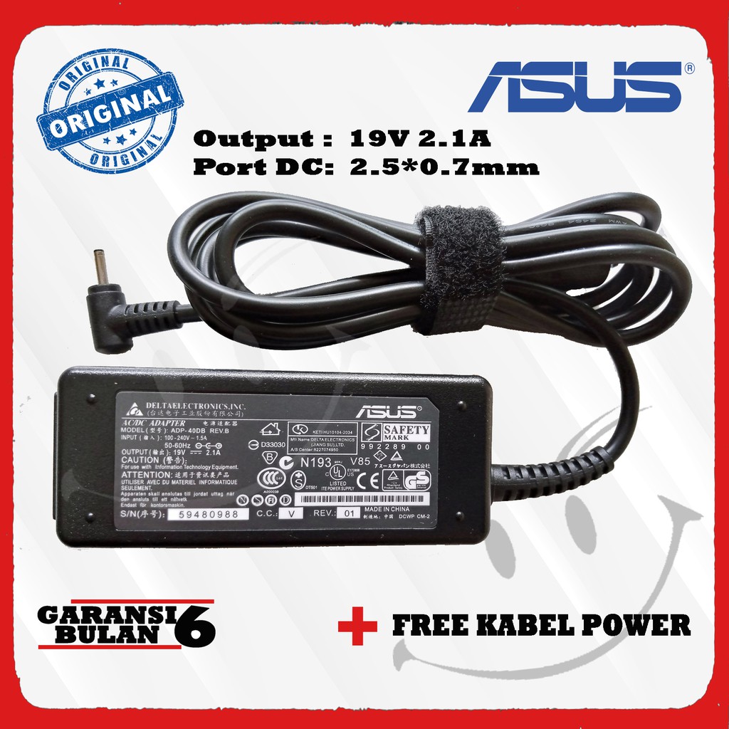 Charger Asus Eee Pc 1015px 1005ha 1215b 1015bx 1215p 1025C