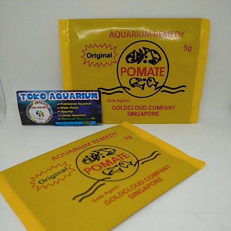 POMATE Obat Ikan KOI Luka Karantina Jamur 5 gr