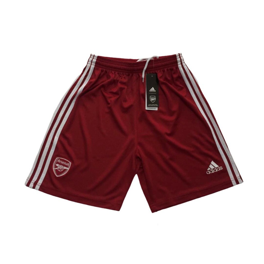 Celana Bola Grade ori Arsenal Away Merah 2021 | Shopee Indonesia