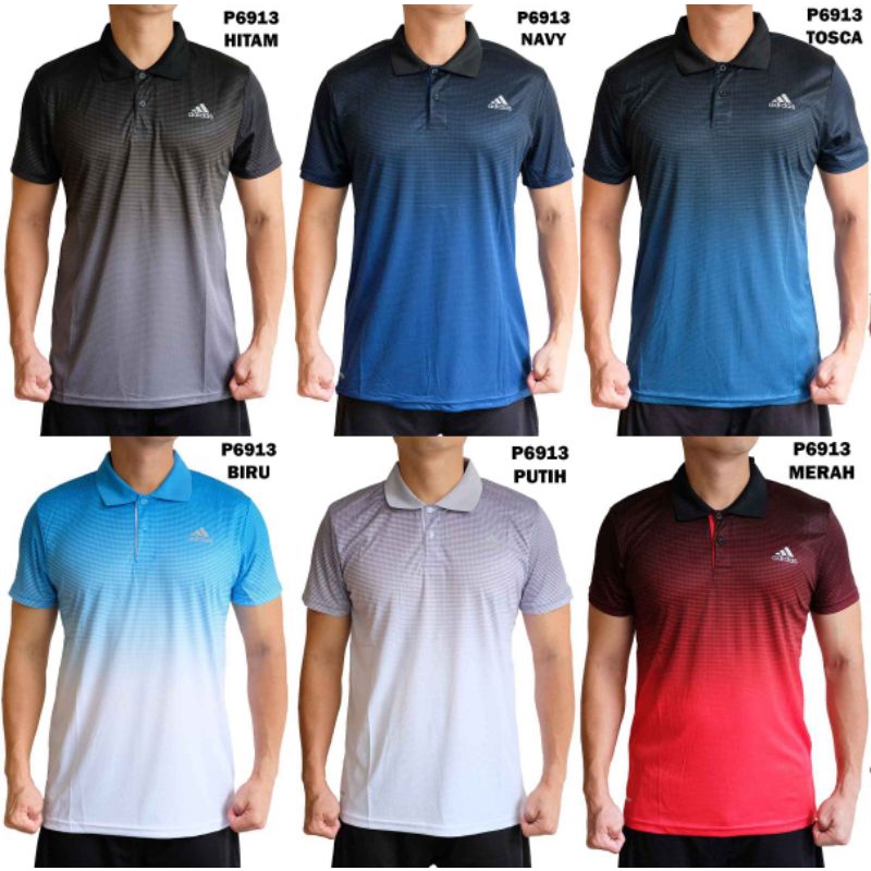 [ KAOS POLO TENIS LAPANGAN UNISEX ADIDAS TECHFIT CLIMACOOL IMPORT KODE 01 ]