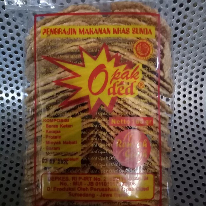 

OPAK ODED MAKANAN KHAS SUNDA DENGAN BAHAN KETAN RENYAH GURIH
