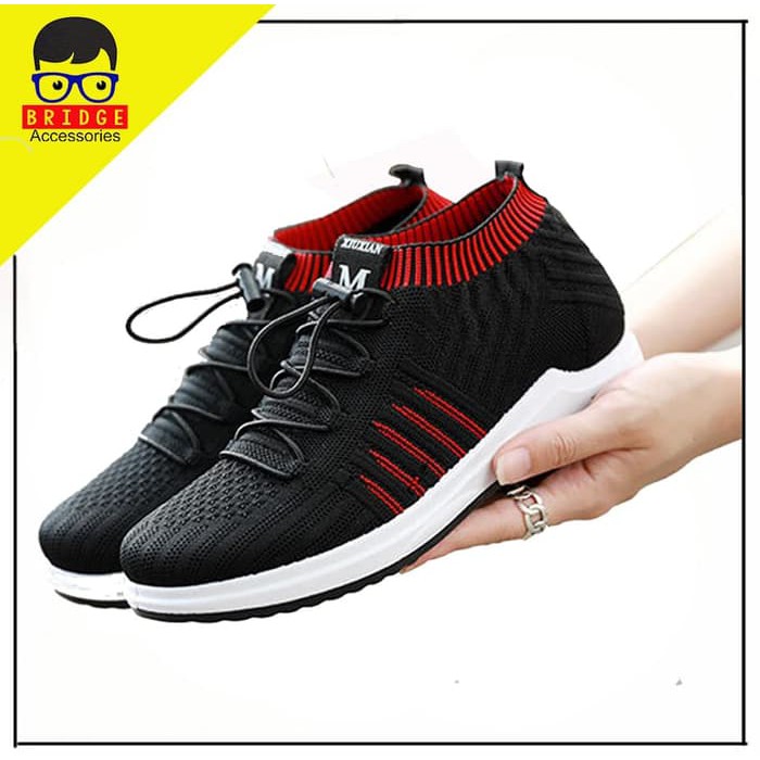 Jeppar 8808 Sepatu Sport Pria - Sneakers Pria Casual Import - Murah - Hitam 41
