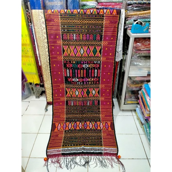 Ulos Sadum Polos Motif Angkola Mandailing Sipirok