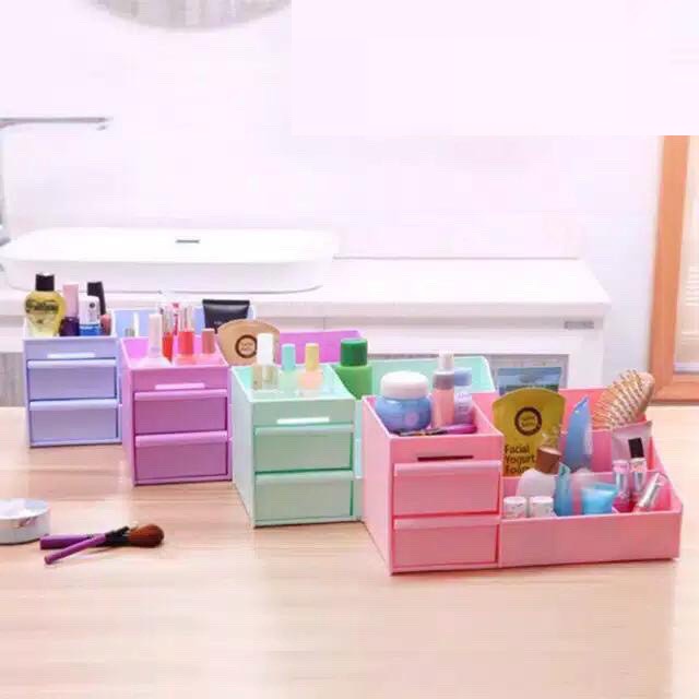 Rak Kosmetik / Cosmetic Storage Drawer / Kotak Penyimpanan Makeup Organizer / Rak Kosmetik