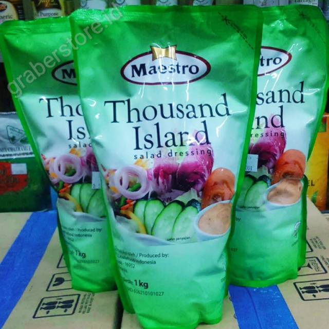 

Maestro Thousand Island Pouch Salad Dressing 1KG