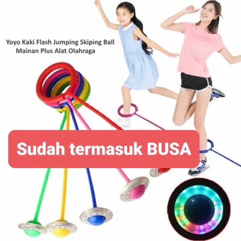 hula hoop kaki / jump ball / lompat kaki / hulahoop / yoyo kaki / full led