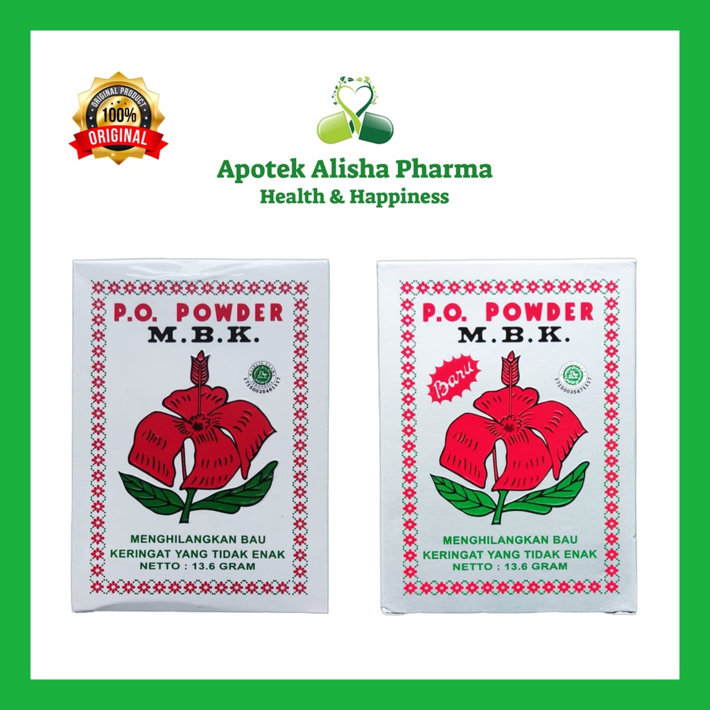 MBK Powder Sachet - Bedak Tabur MBK Putih / Silver / Super / Premium Menghilangkan Bau Badan / Keringat Berlebih