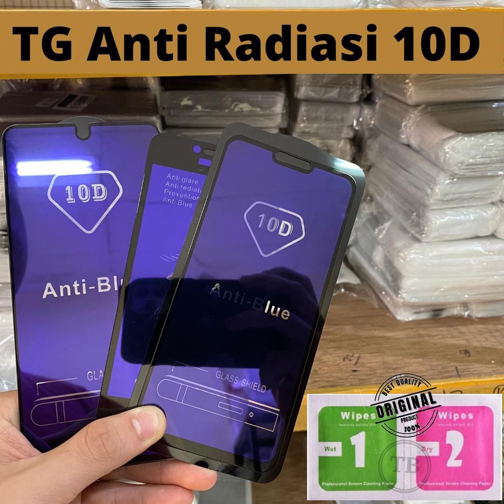 TG ANTI GORES RADIASI/TEMPERED GLASS 10D BLUE LIGHT Xiaomi Redmi 9A