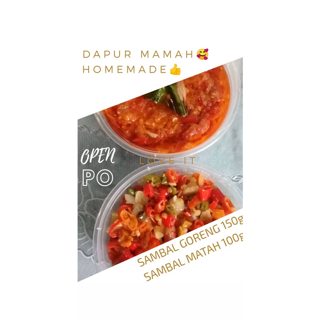 

Sambal Matah dan Goreng 150g ala Dapur Mamah