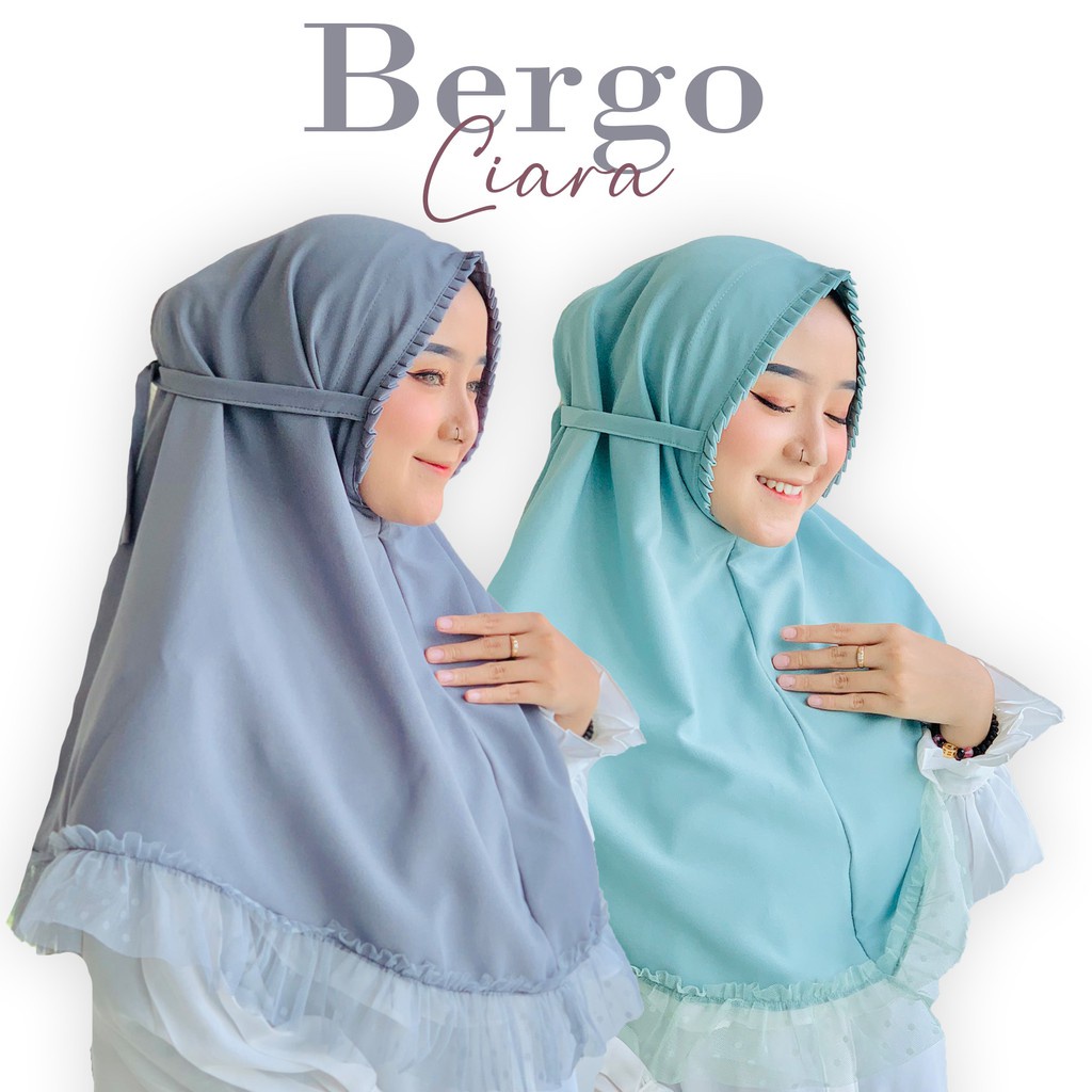 HIJAB TERBARU 2021/BERGO LIPIT DOTY/Hijab instan Ciara Lipit Jilbab Instan Bergo Ciara kombi tile