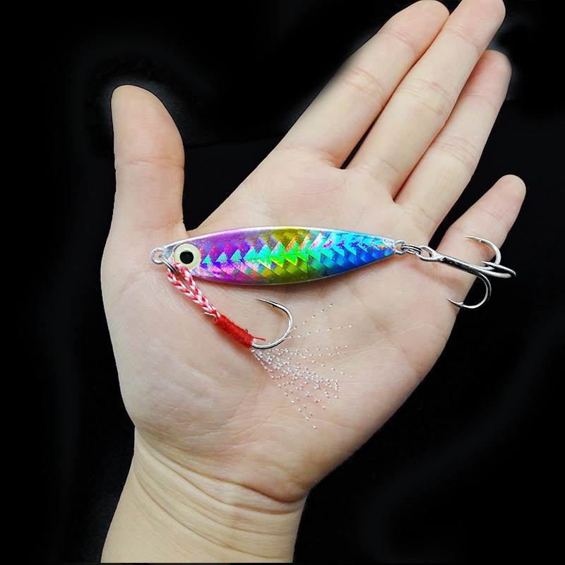 6Pcs Metal Jig Fishing Lure Swimbait Umpan Pancing 7g 10g 15g 20g Swimbait Bass Wobbler Kail Memancing Sinking Jigging Bait Tackle