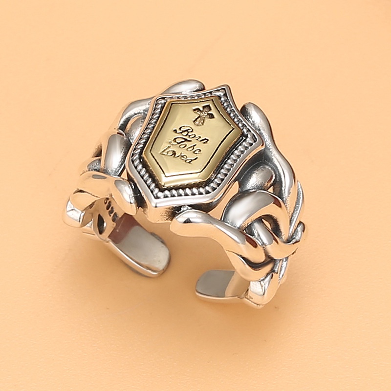 Cincin adjustable Multifungsi Warna Emas Dan silver Untuk Pria