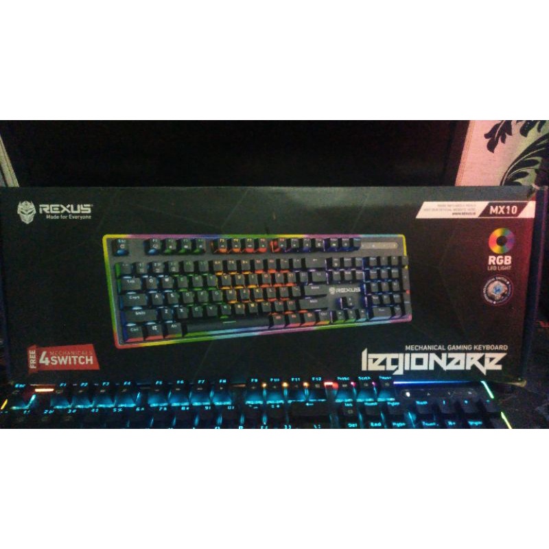 mechanical keyboard rexus mx10