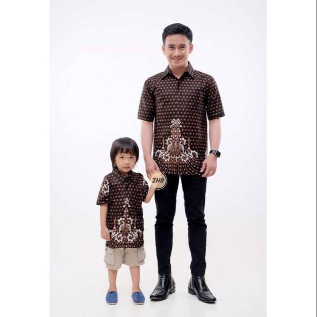 Couple Batik Ayah/Bapak dan Anak Murah Pekalongan | Shopee