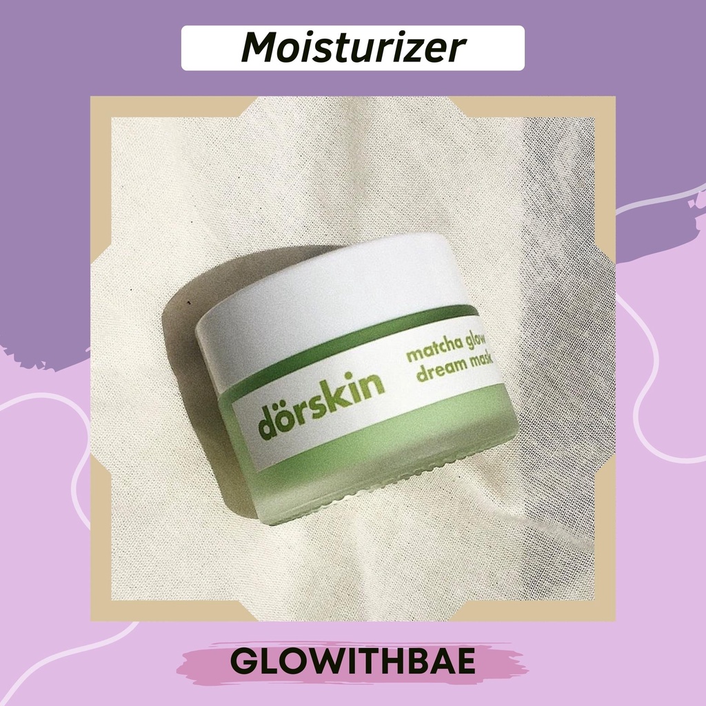 [Share In Jar] Dorskin Matcha Glow Dream Sleeping Mask Brightening Masker BPOM Original Dor Skin Moi