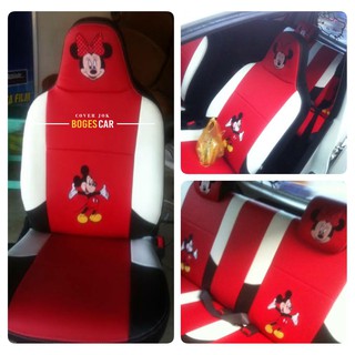 sarung jok mobil karakter mickey mouse hello kitty jazz sarung jok mobil karakter mickey mouse hello kitty jazz