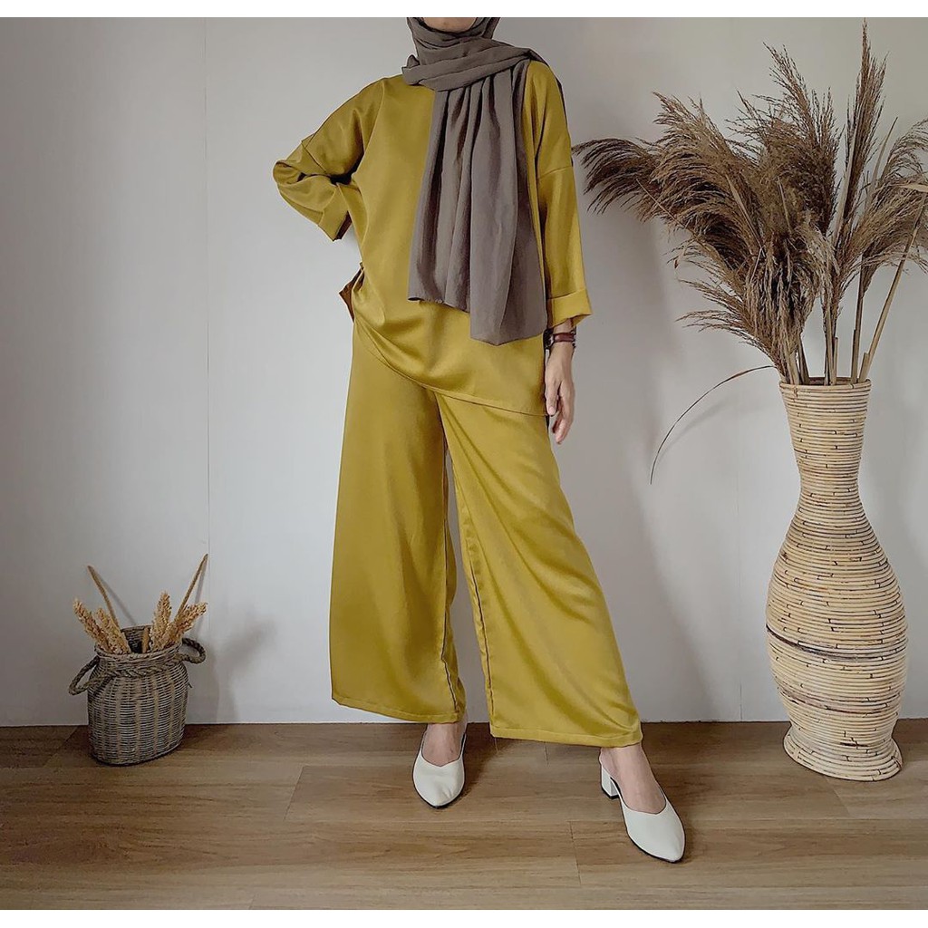 QUINNYSHOP-COD-SETELAN MUSLIMAH-SET WANITA MUSLIM-SET TUNIK DAN CELANA WANITA-SETELAN WANITA MUSLIM