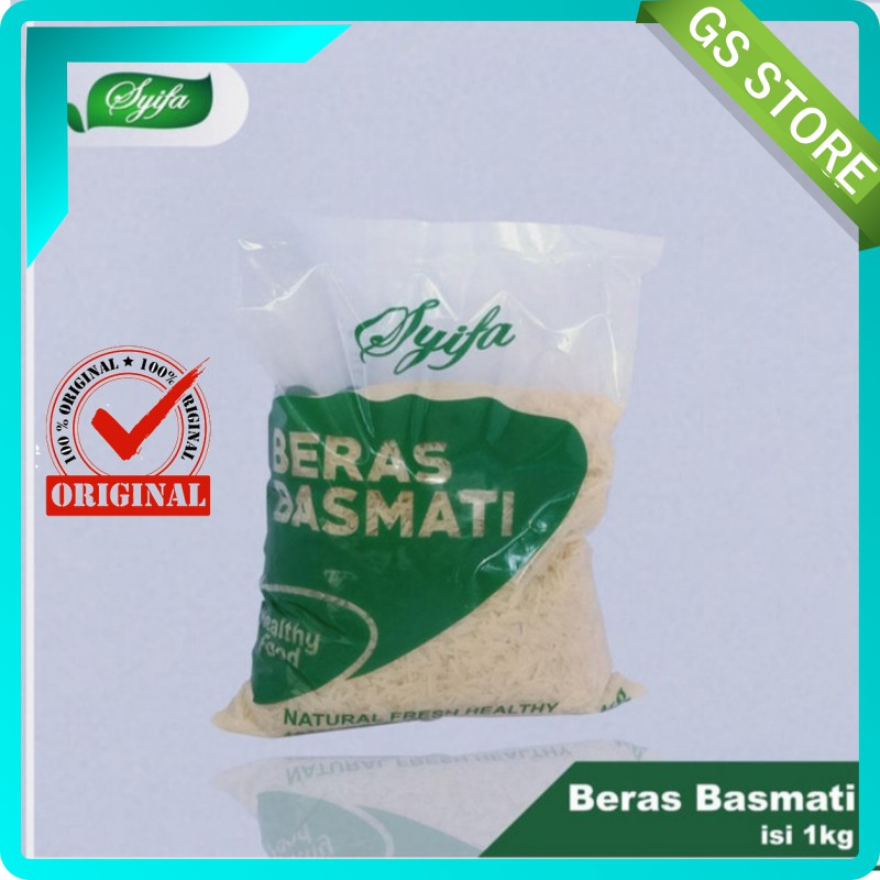 

Beras Basmati Organik Syifa 1 kg Basmati Organic Rice Beras Organik untuk Nasi Kebuli