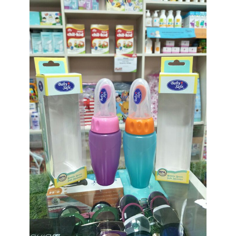 BABY SAFE BOTTLE SPOON SOFT SQUEEZE