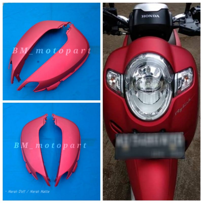 Body Belakang Honda Scoopy fi Stylish 2018-2019 Merah Doff