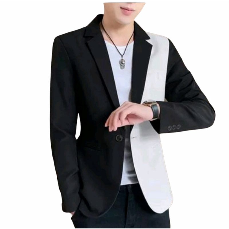 Men Clothes Jackets ,* Jas Korean Trend Blazer Remaja Peria Korea Terbaru  [blazer viken OT]Blazer p