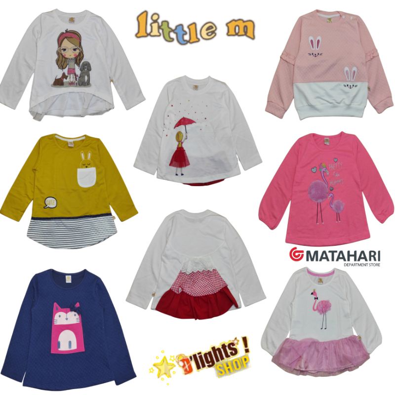 jaket/kaos atasan anak wanita Little M little m