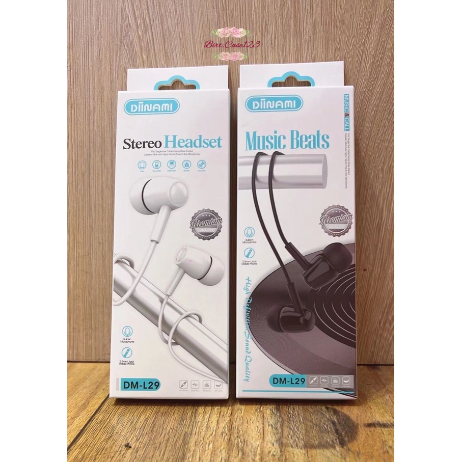 headset l29 extra bass samsung oppo xiaomi realme vivo for all type BC6553