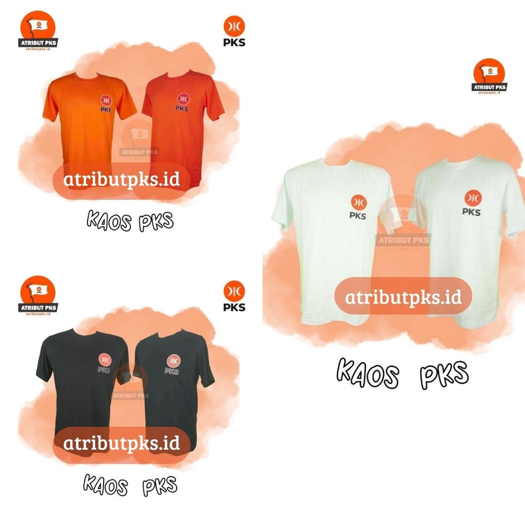 Kaos Polos PKS Kaos Pendek Polos Kaos PKS Logo Baru