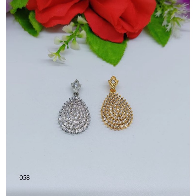 Set Xuping Kalung+Liontin Lapis emas 18k 058