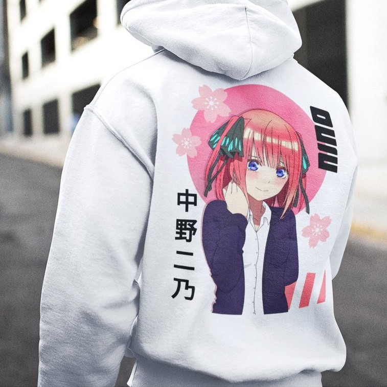 Hoodie Nino Nakano The Quintessential Quintuplets Character Premium Fleece