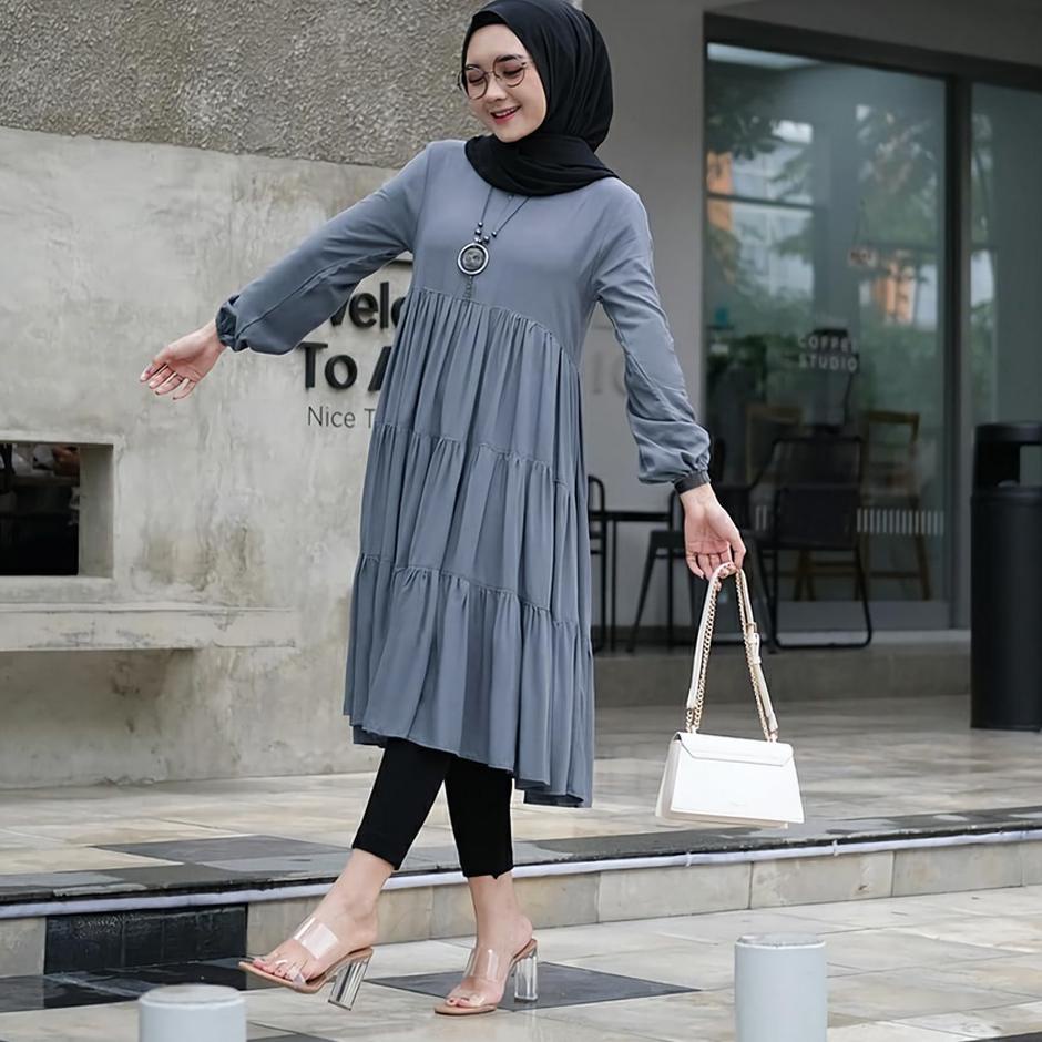 TUNIK VIVARA fashion muslim | KOL.10Jn22ᴺ