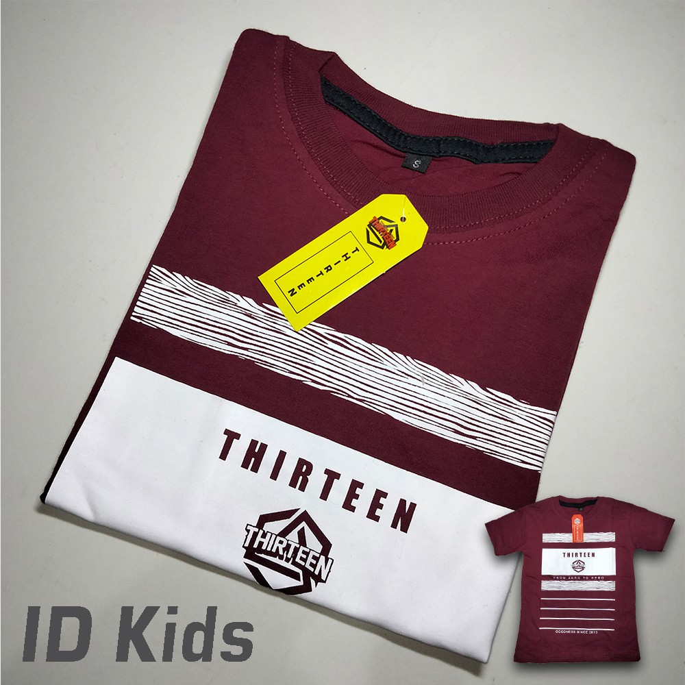 Kaos Ana Distro Thirteen Marun
