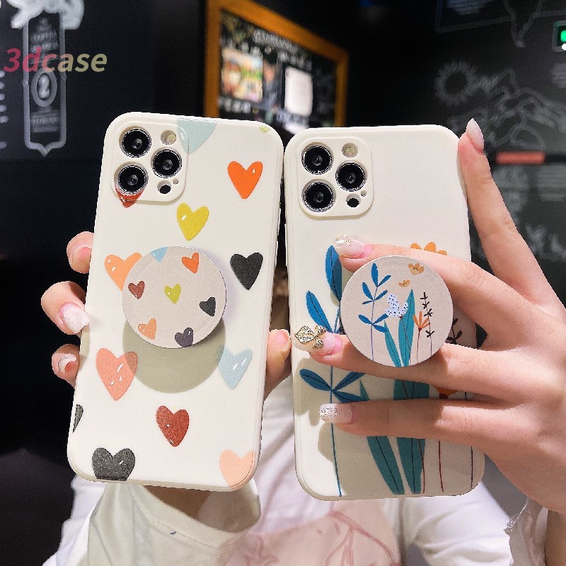 Soft Case Realme 5i 5 7i C11 2021 C21Y C15 C21 C25 C20 C12 C3 C25S 5S 6i C17 C1 C25Y C2 C3i C20A realme Narzo 20 10 10A 20A 30A A54 A15 A16 A9 A5 A7 A5S A95 A53 A33 Y12 Y20 A12 Cute cartoon illustration Soft TPU Case With holder