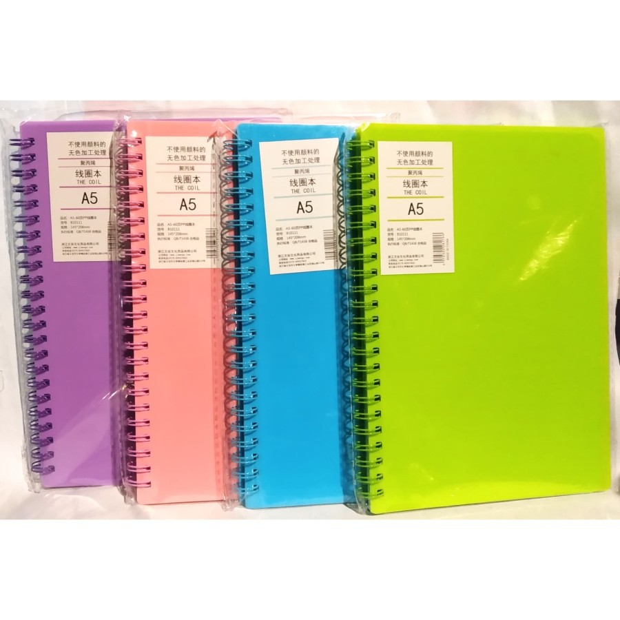 

Notebook Spiral Warna THE COIL A5