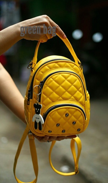 New FABULOUS Tas Mini Mungil EGG-STUD Jait-jait Full /tas mini multifungsi bisa teng2 selempang