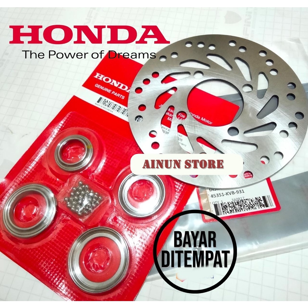 Piringan cakram depan Honda Beat Vario  Scoopy Spacy Vario 125 150 2012 - 2017 + komstir biasa