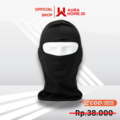 Full Face Spandex Masker Motor / Balaclava / Kain Masker Wajah Motor Gp Pria Cowok Cowo Touring Mode