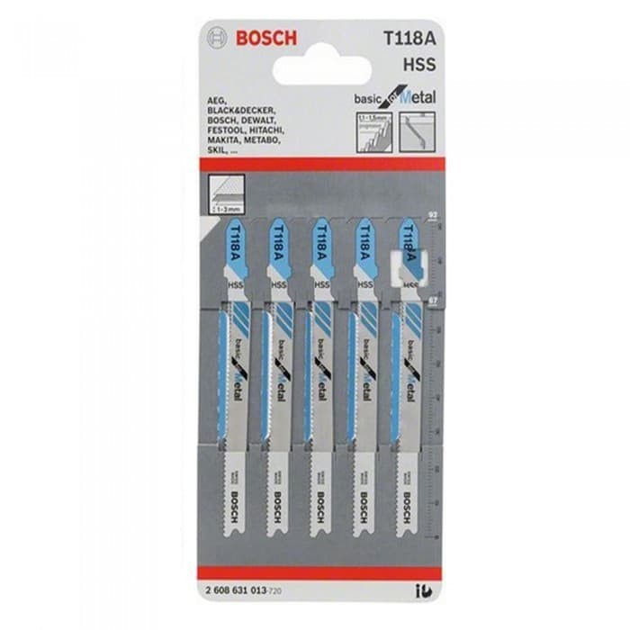 Bosch T 118 A Mata Gergaji Jigsaw Besi Khusus
