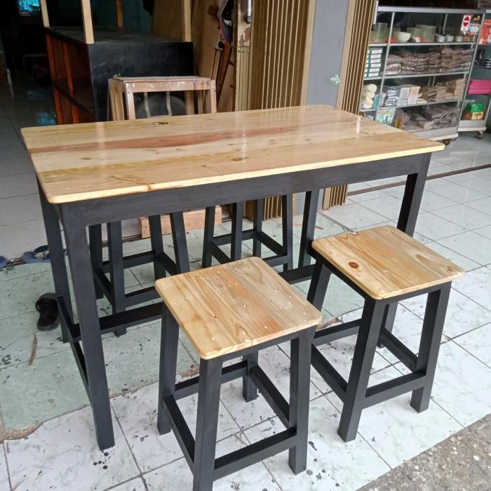 Meja 1Set Meja Makan 4Kursi