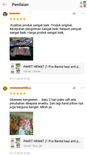 Bantal bayi anti peyang isi kulit kacang hijau original