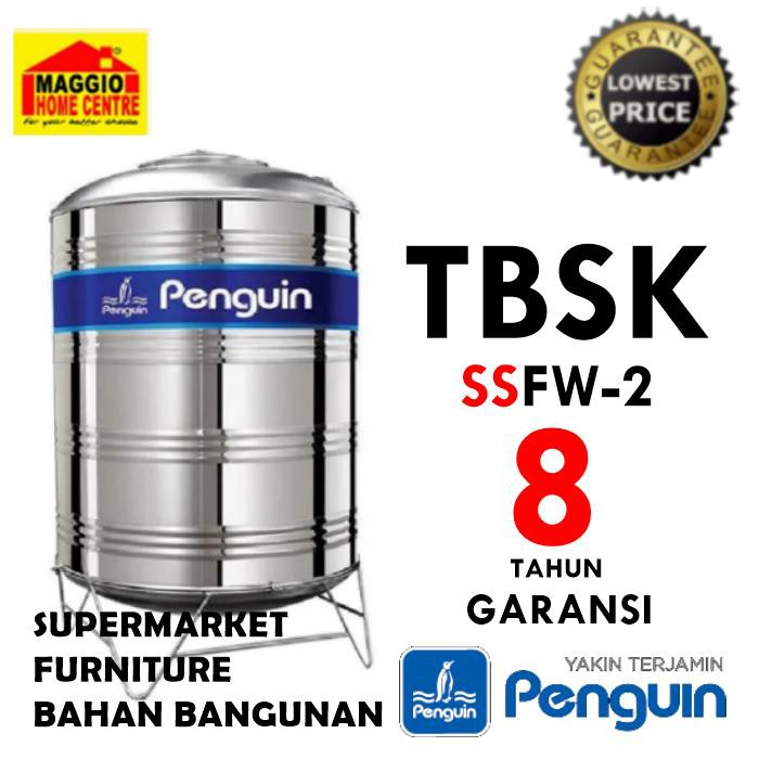 TOREN TANGKI AIR PENGUIN FREE KIRIM JABODETABEK - PENGUIN TANGKI AIR - PENGUIN TOREN AIR STAINLESS  