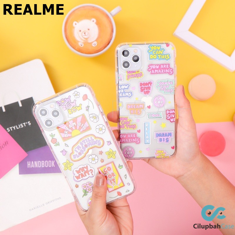 SOFT CASE REALME 3 5 6 7i C11 C12 C15 C17 - WISDOM CASE - AIRPILLOW CASETIFY