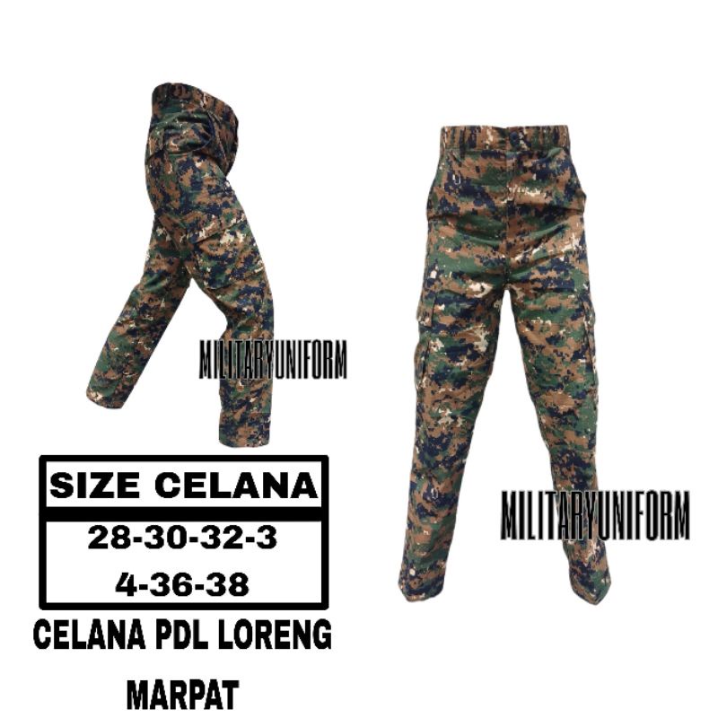 CELANA PENDEK LORENG CELANA ARMY RIFSTOK